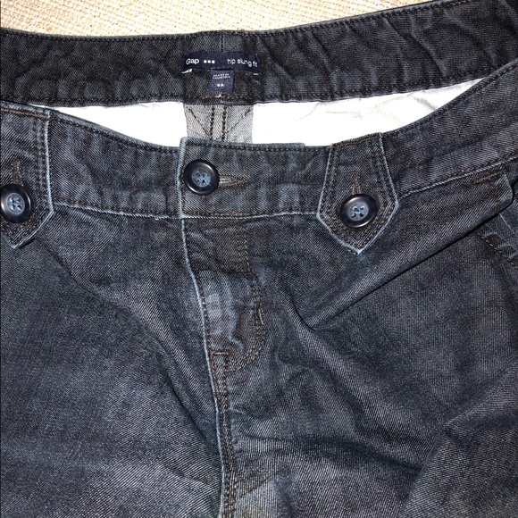 Gap 8A hip slung fit flare blue jeans - Picture 2 of 3